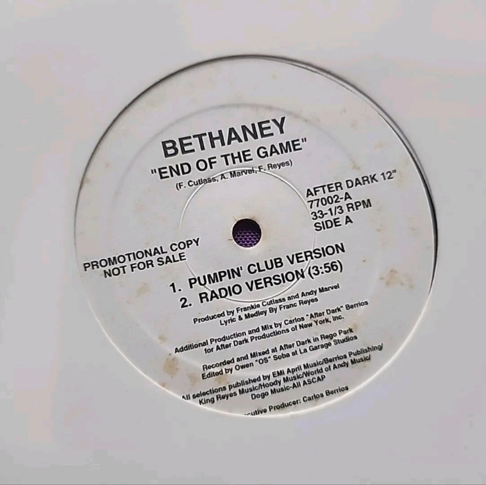 BETHANY "End of The Game 77002 Record After Dark Mix